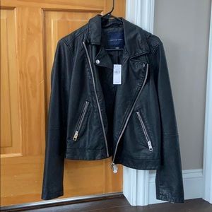 Faux Leather Jacket